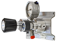 Панель азот с мембранным вентилем сбоку